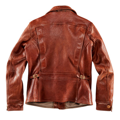 Thedi leather jacket Buffalo Brown