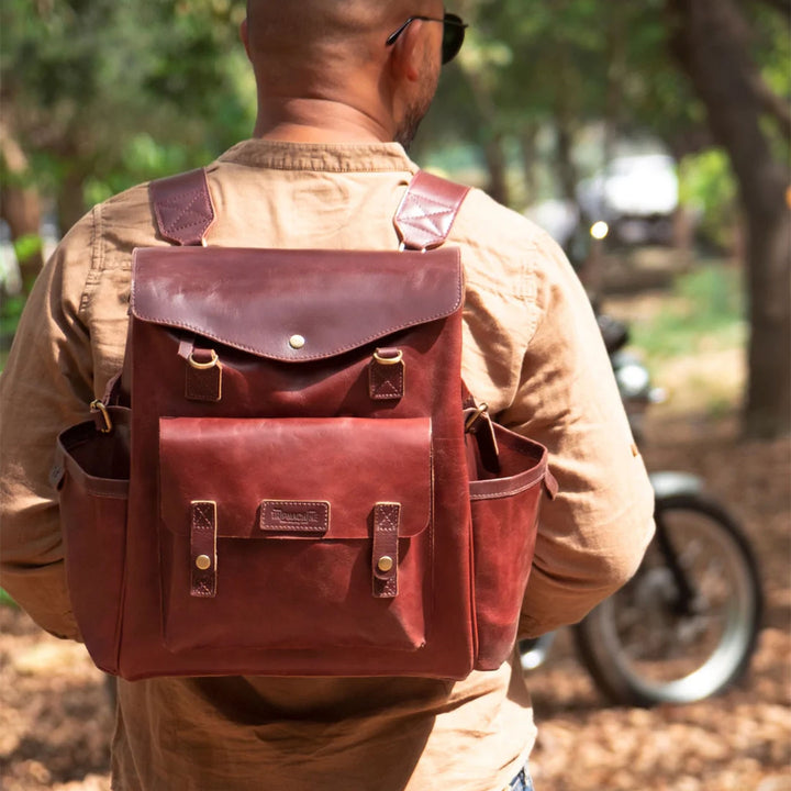 Trip Machine saddle bag Outlander Cherry