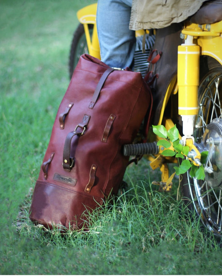 Trip Machine Military Duffel Cherry