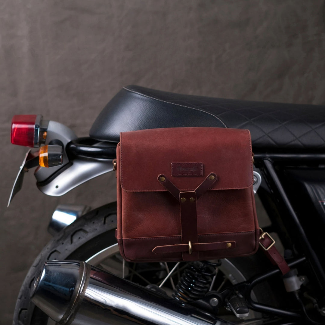 Trip Machine Messenger Bag Cherry