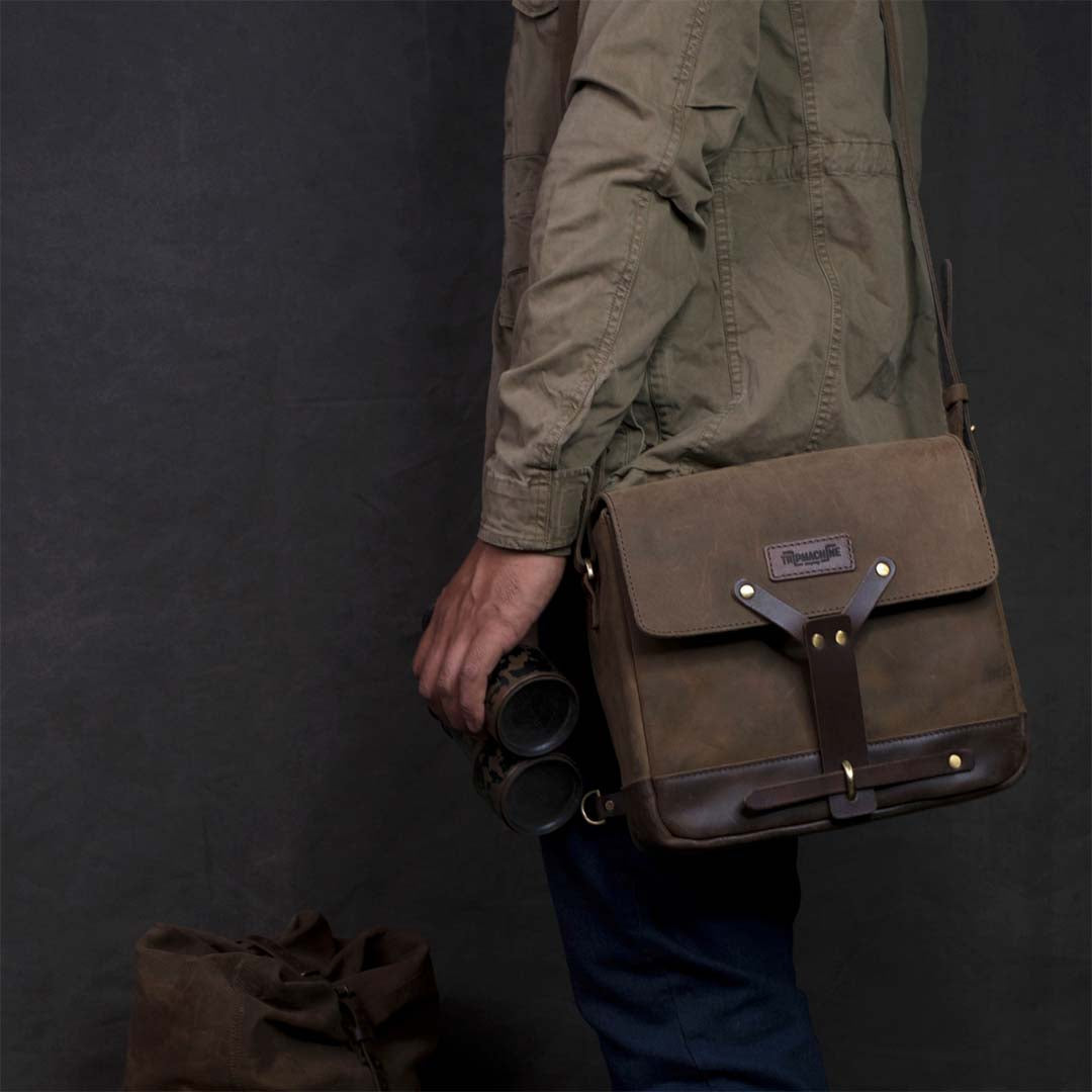 Trip Machine Messenger Bag Tobacco