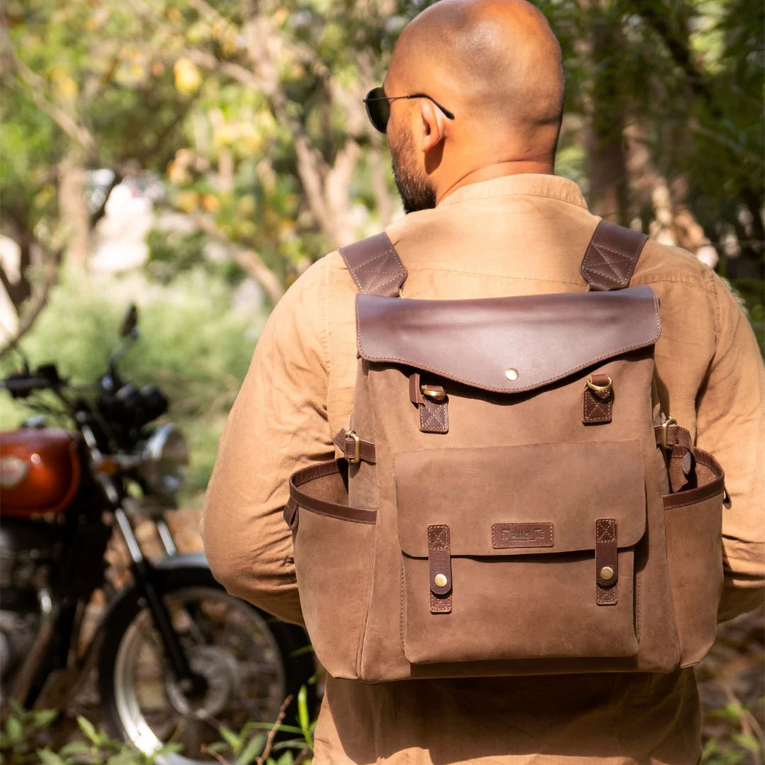 Trip Machine saddle bag Outlander Tobacco