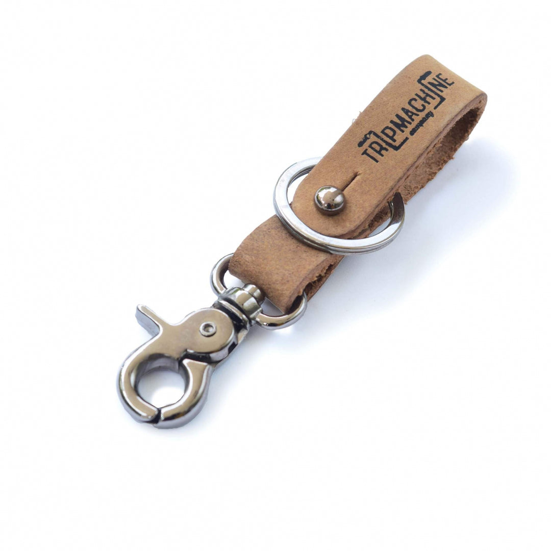 Trip Machine Keyring FOB Tobacco and Gold