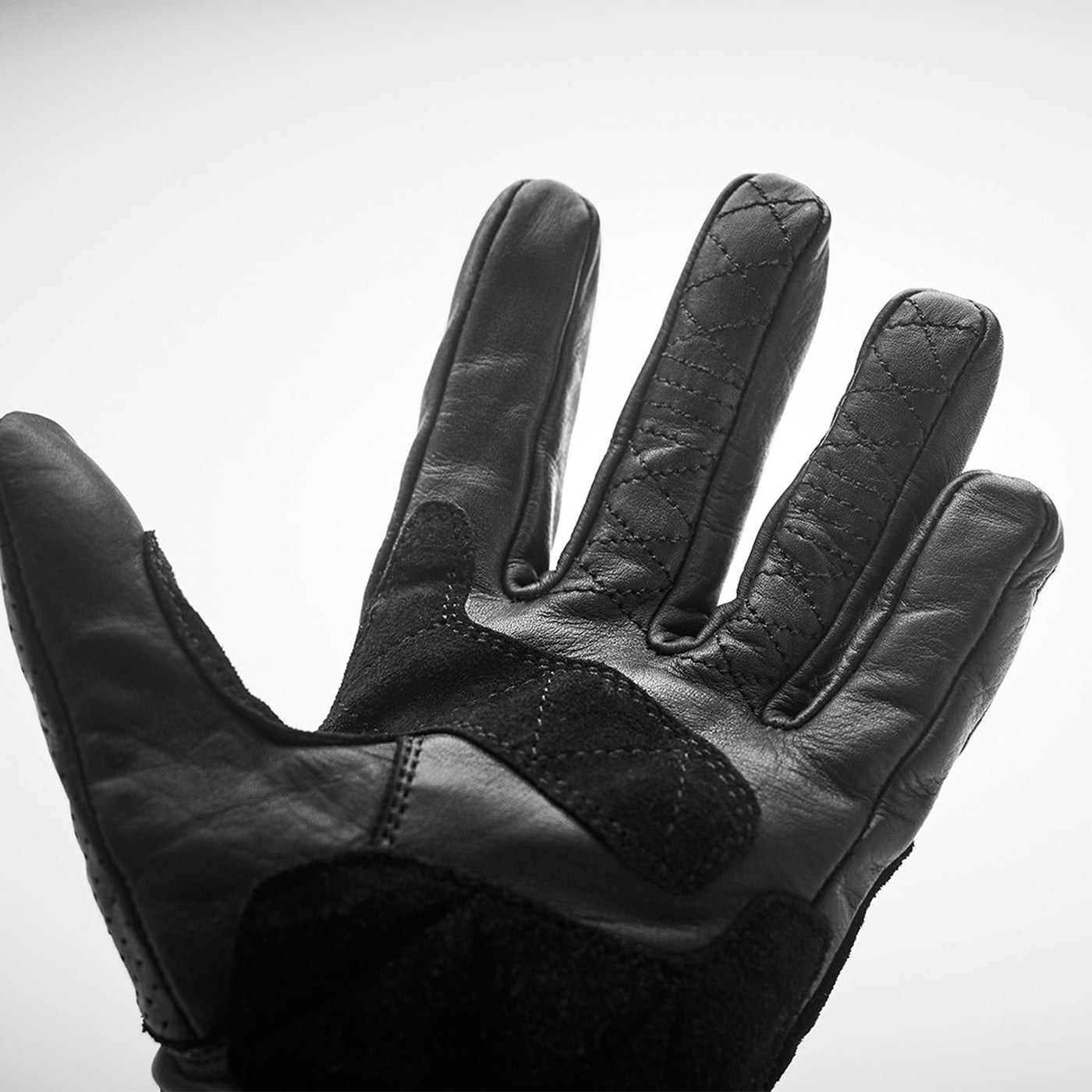 Fuel Woman Leather Gloves Rodeo Black