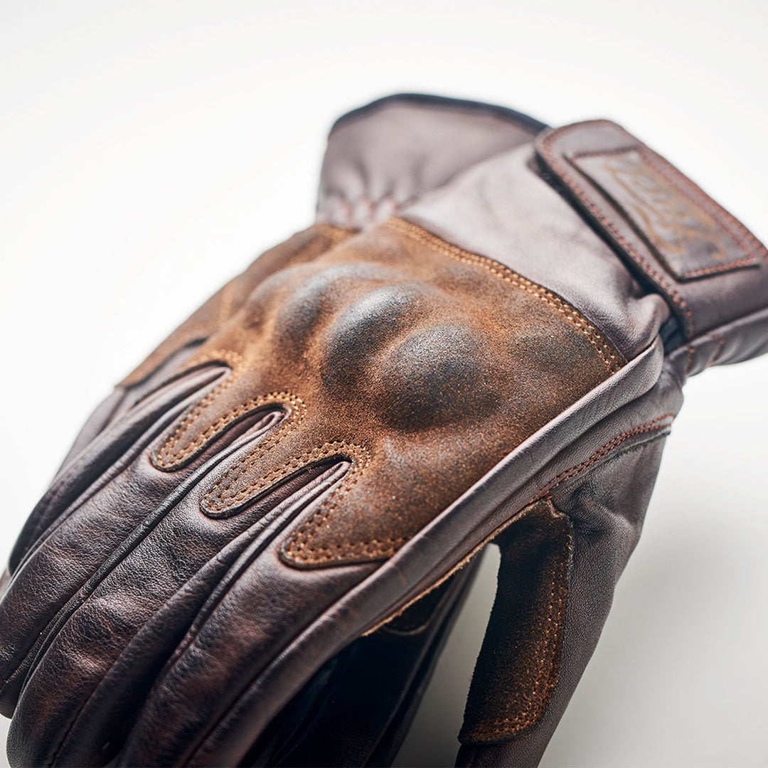 handschuhe damen motorrad Fuel Woman Lederhandschuhe Rodeo Brown – Bad and Bold