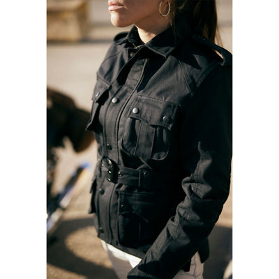 Fuel Woman Motorradjacke Safari Jacket Black