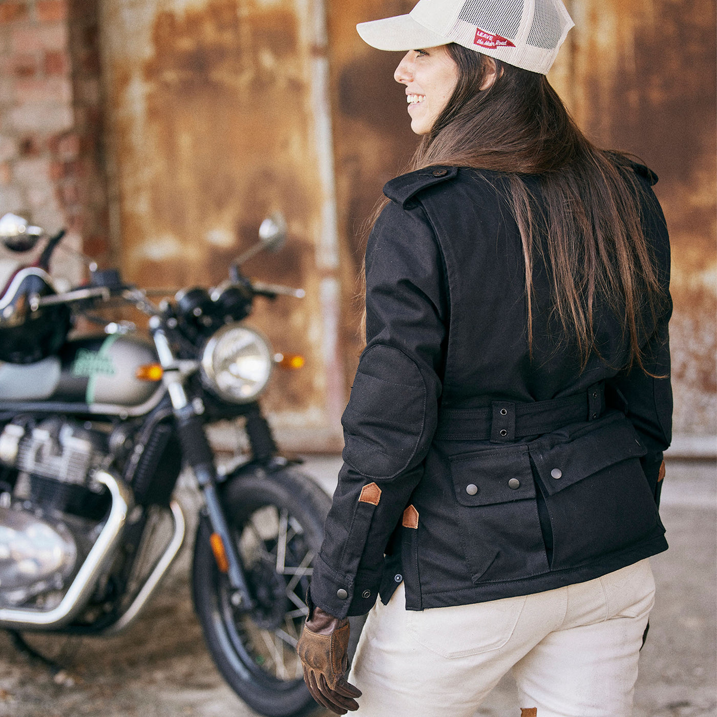 Fuel Woman Motorradjacke Safari Jacket Black