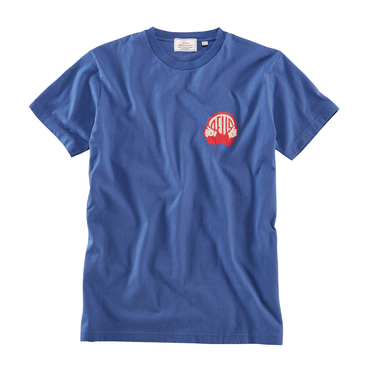Deus T-Shirt Rhinestone Blue