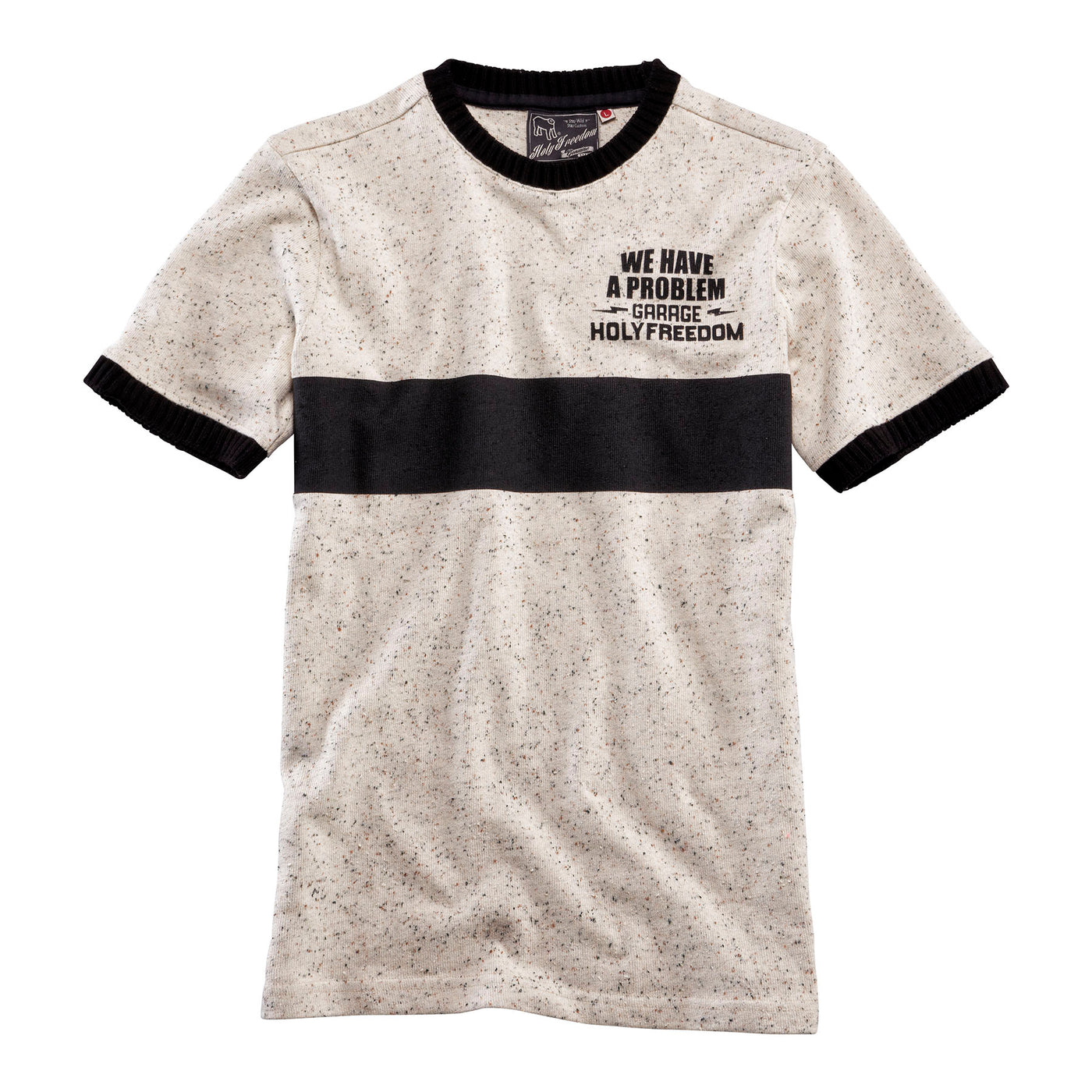 Holy Freedom T-Shirt Riga Nera