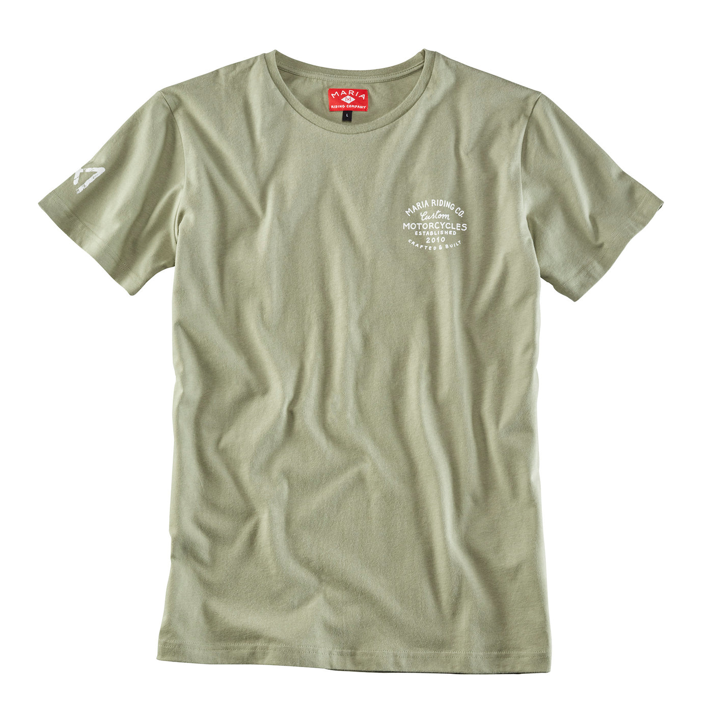 Maria Riding Company T-Shirt Handcrafted Olive
