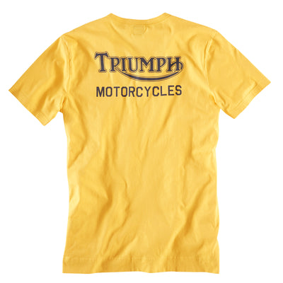T-shirt Triumph Motorcycles Adcote doré