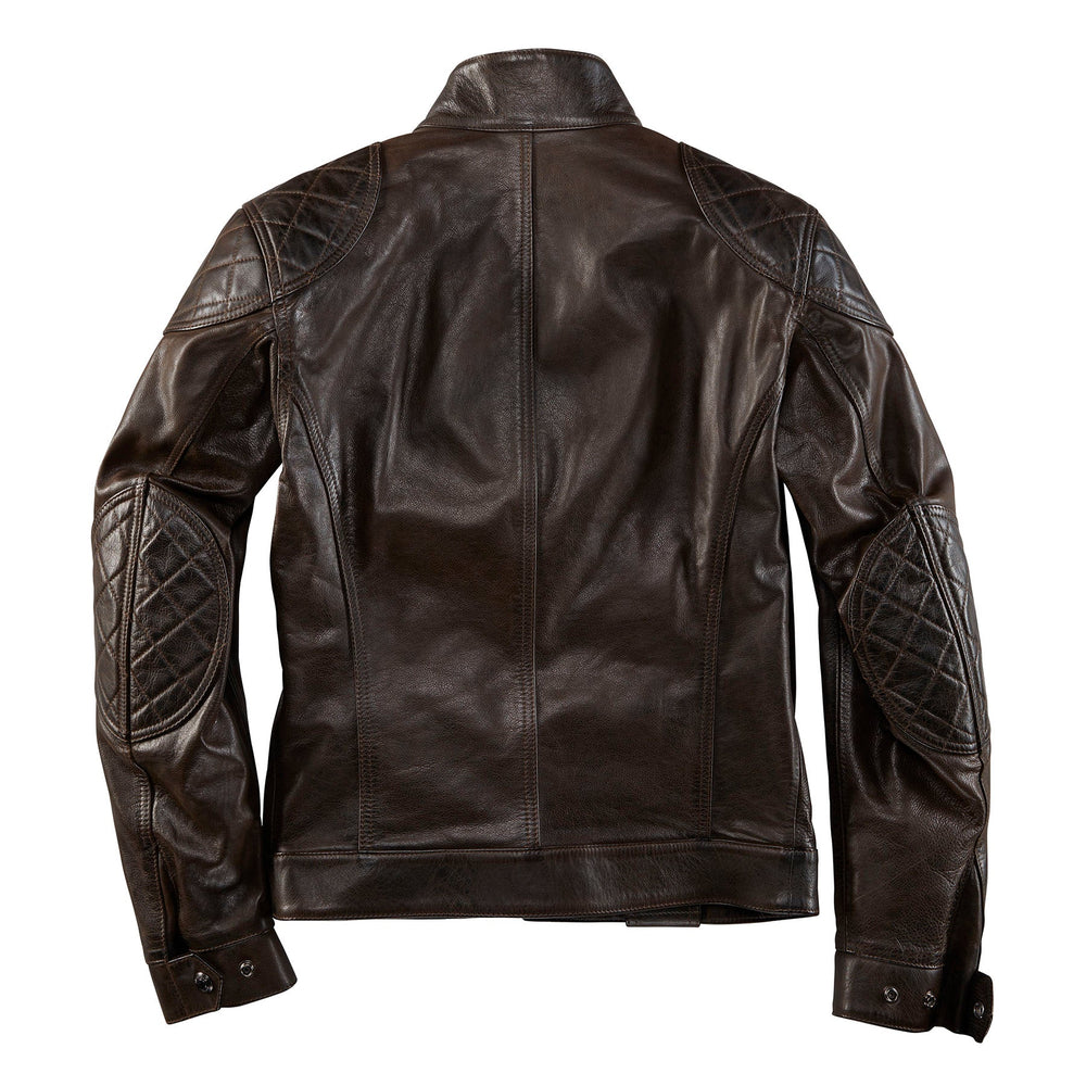 Belstaff Motorcycle Lederjacke Brooklands Braun