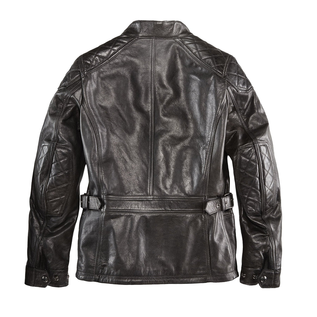 Belstaff Motorcycle Lederjacke Turner schwarz