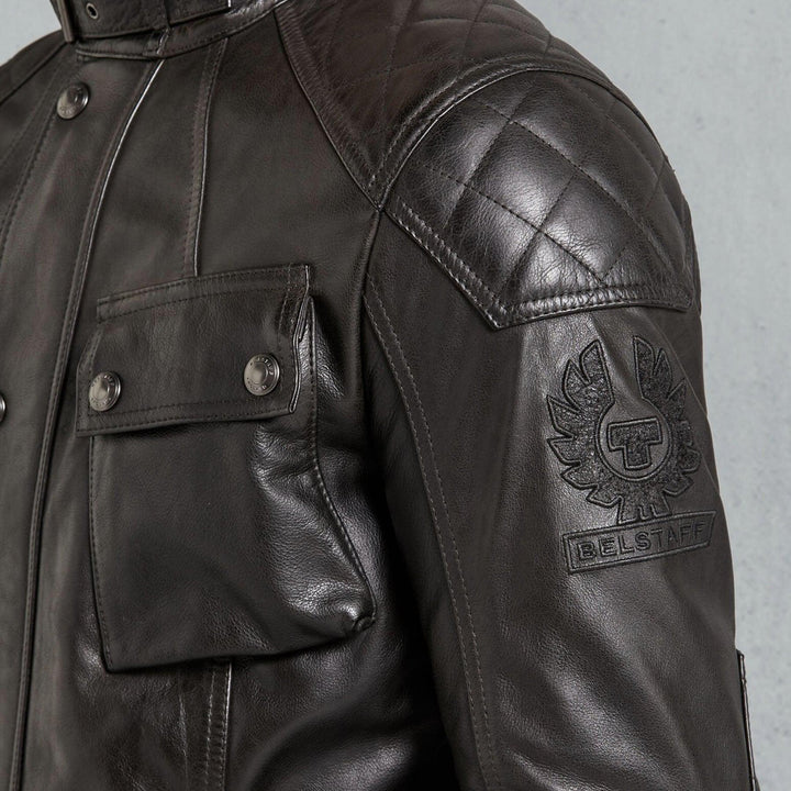 Belstaff Motorcycle Lederjacke Turner schwarz