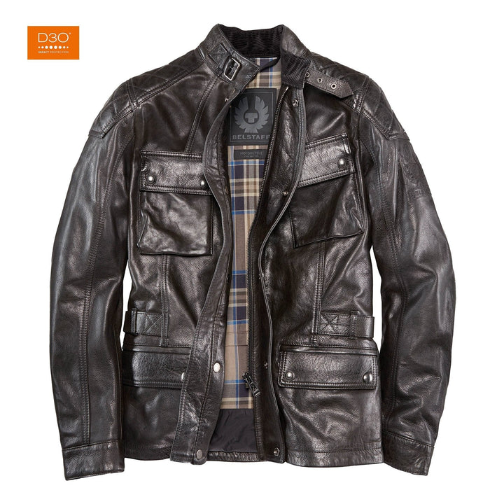 Belstaff Motorcycle Lederjacke Turner schwarz