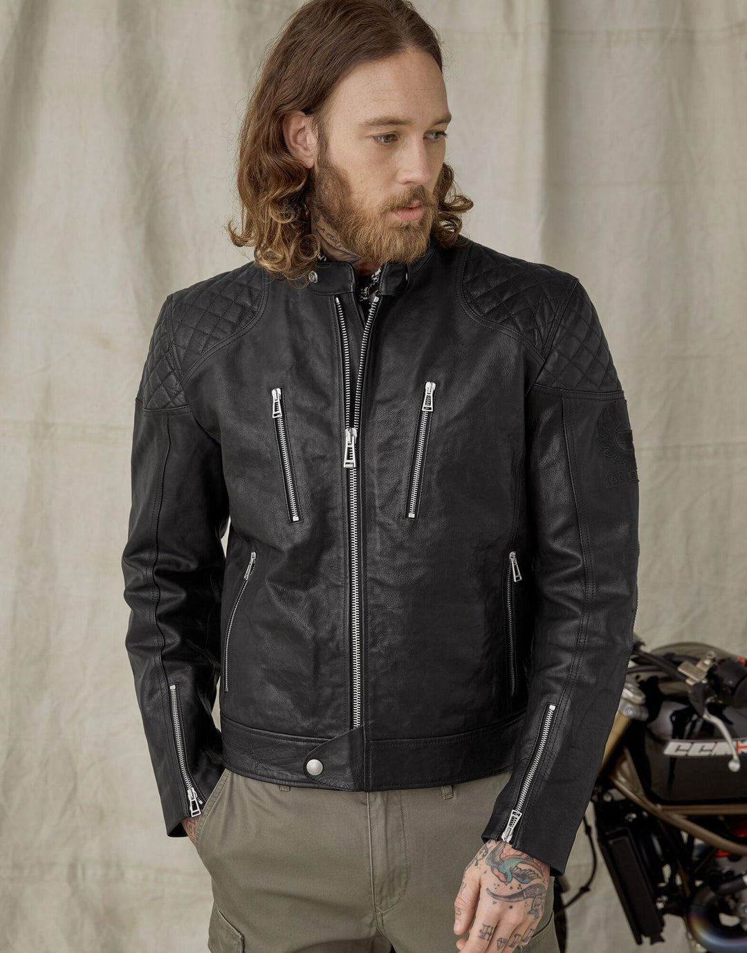 Belstaff PM Lederjacke Cheetham