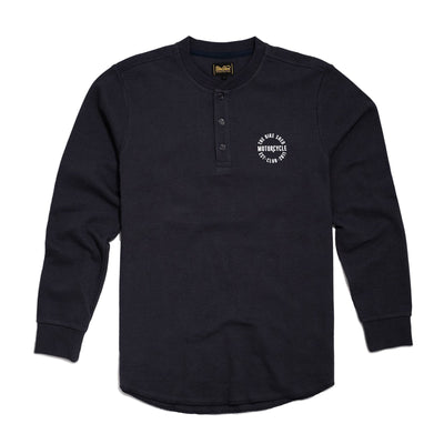 Bike Shed Pullover Button Waffle