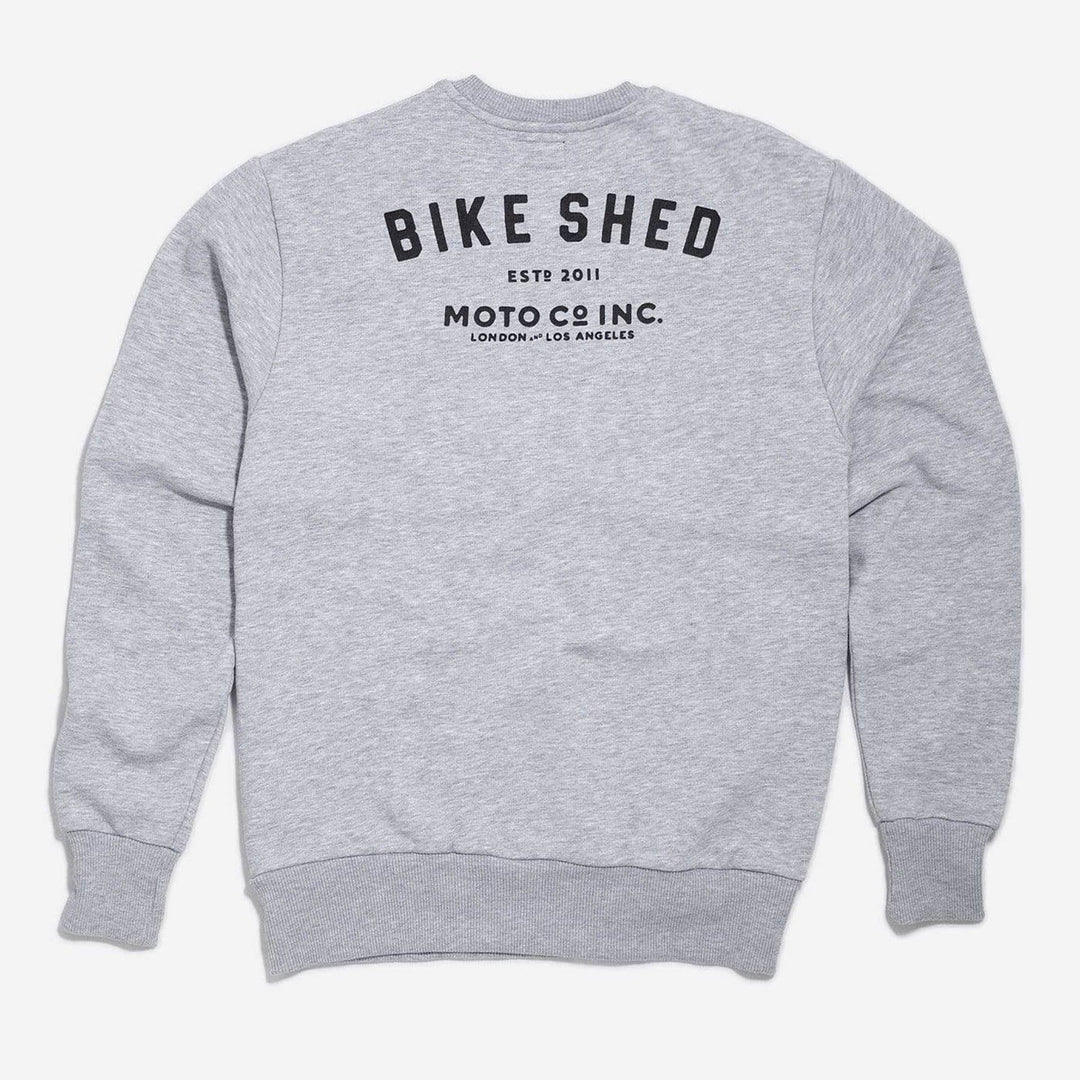 Bike Shed Pullover Estd. Grey