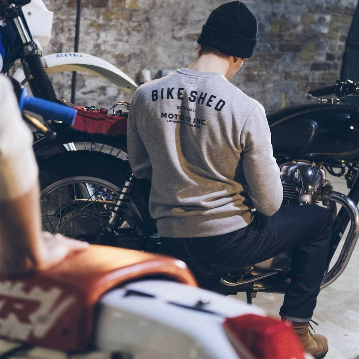 Bike Shed Pullover Estd. Grey