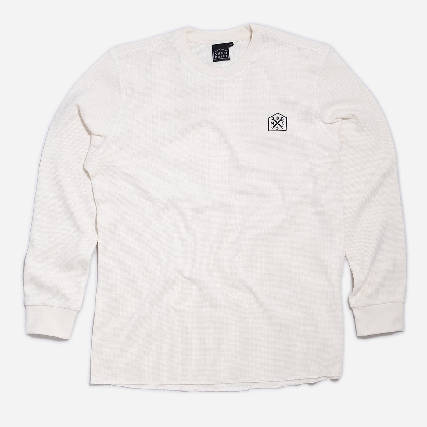 Bike Shed Pullover Waffle Ecru