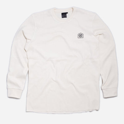 Bike Shed Pullover Waffle Ecru