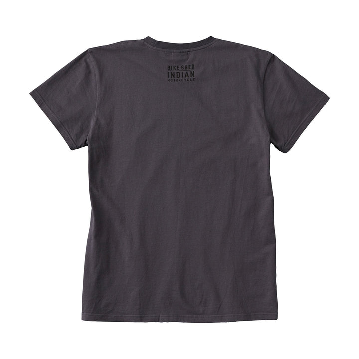 Bike Shed T-Shirt Indian Shirt Charcoal