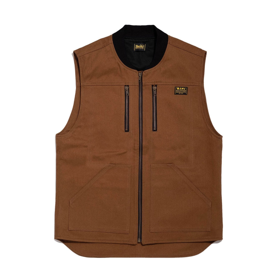 Bike Shed Weste Utility Vest Tan