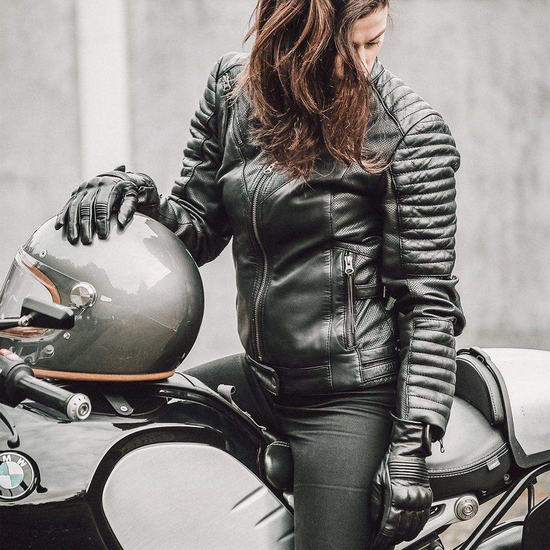 Black Arrow Chaqueta de cuero para mujer Wild Free Black โ Bad