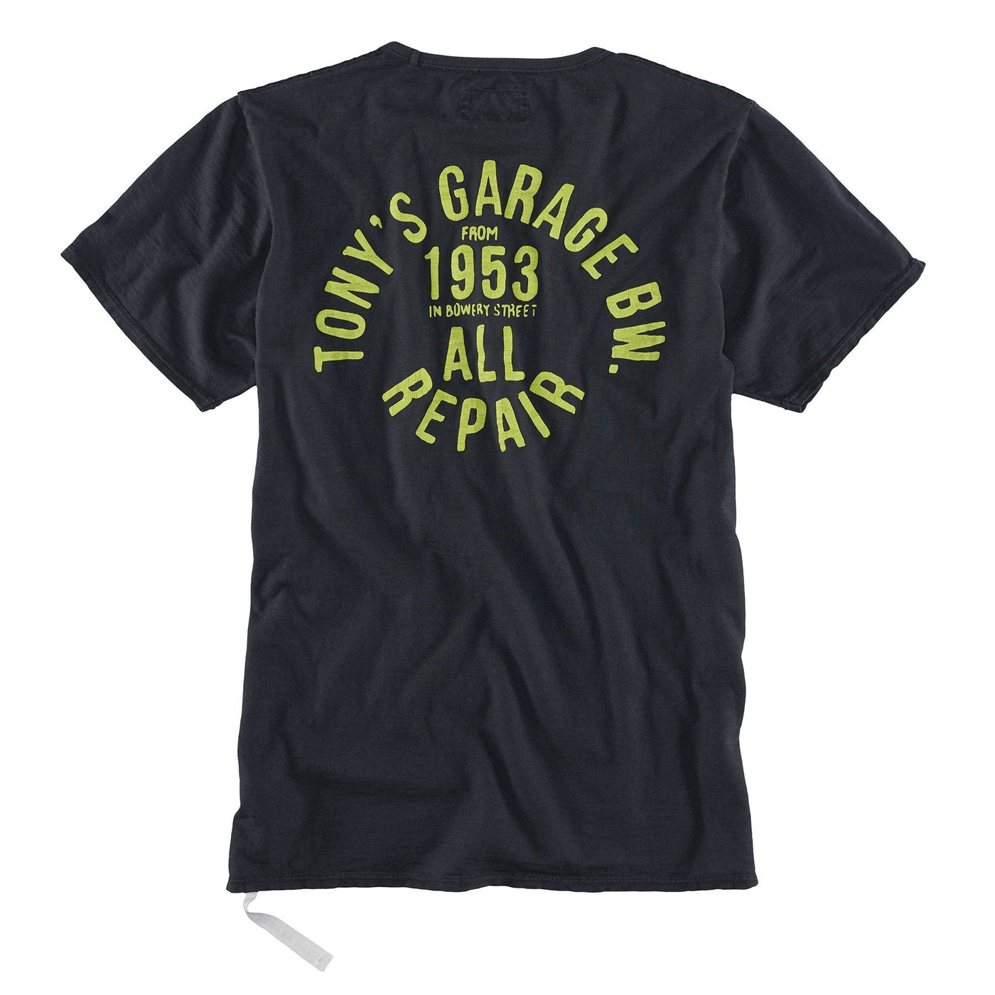 Bowery NYC T-Shirt Tony's Garage Black