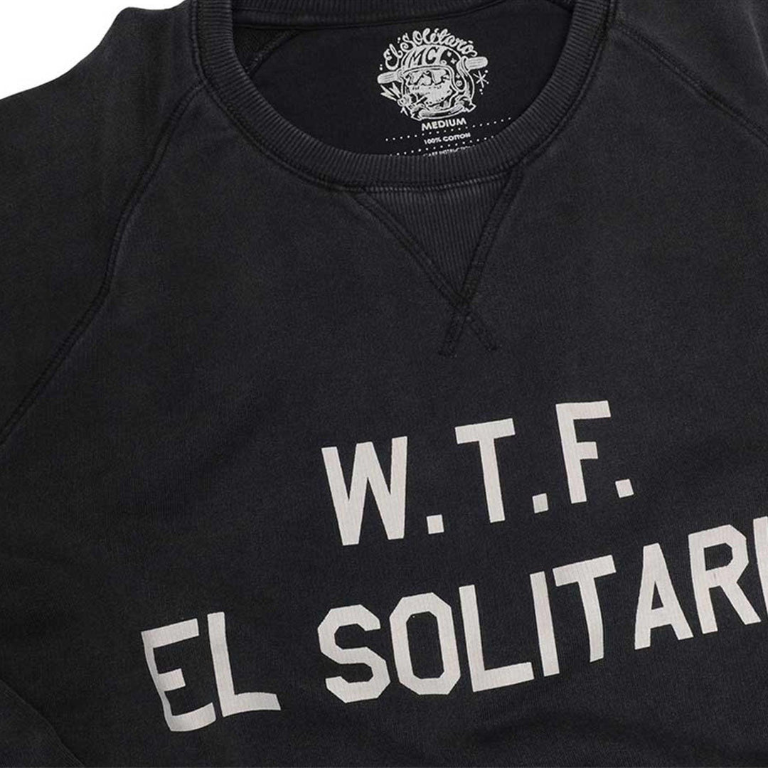 El Solitario Pullover WTF Black