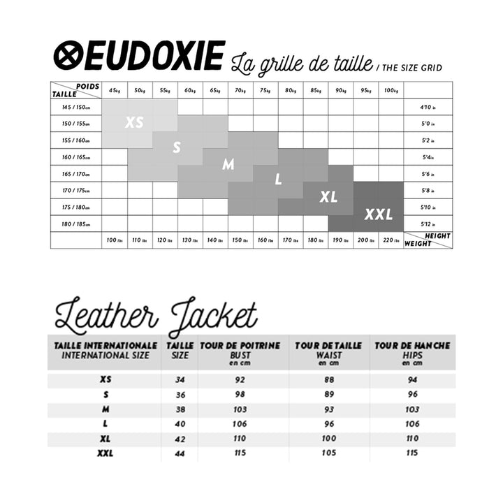 Eudoxie Lederjacke Flower