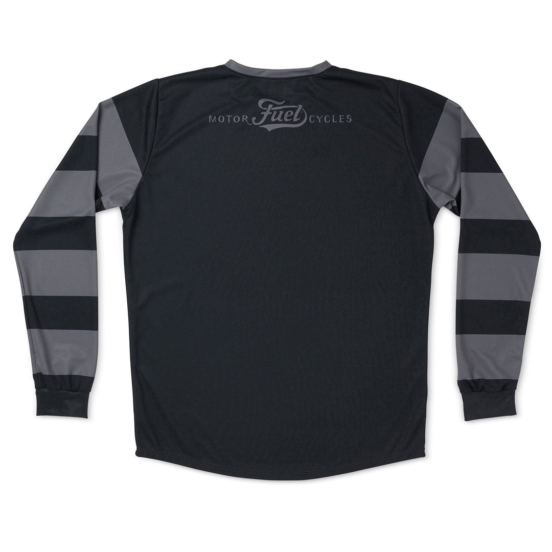 Fuel Enduro Moto Jersey Grey Stripes