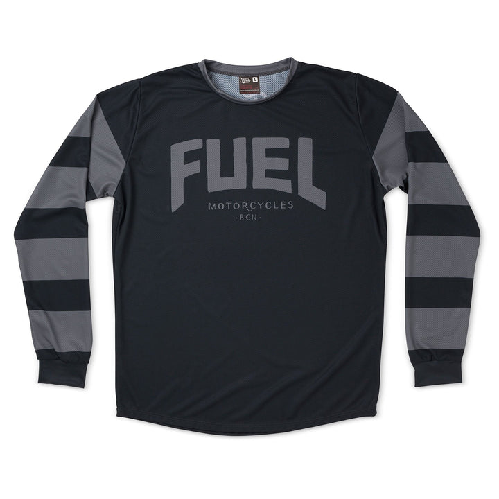 Fuel Enduro Moto Jersey Grey Stripes