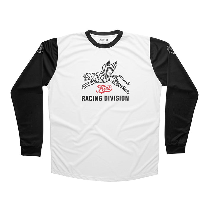 Fuel Enduro Moto Jersey Racing Division White