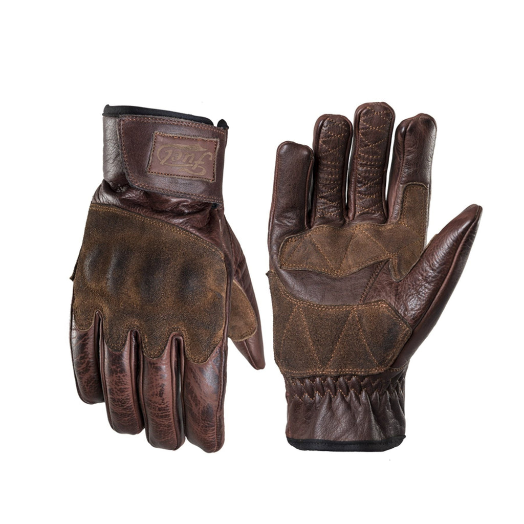 bullrot handschuhe Fuel "Rodeo" Leder-Handschuhe gefüttert in dunkelbraun – Bad and Bold