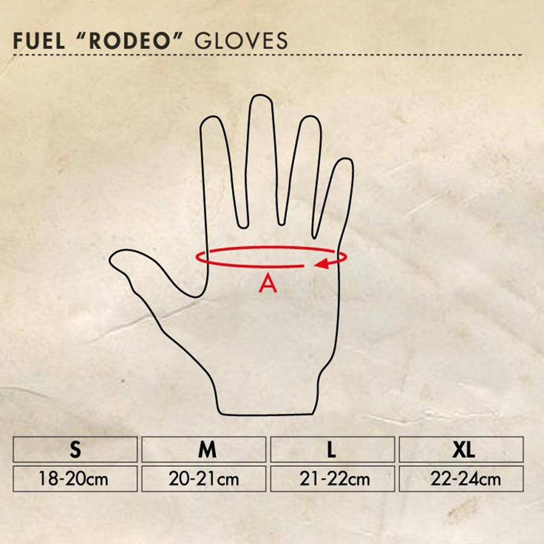 fuel rodeo handschuhe Fuel "Rodeo" Leder-Handschuhe Naturfarben und dunkelbraun – Bad and Bold