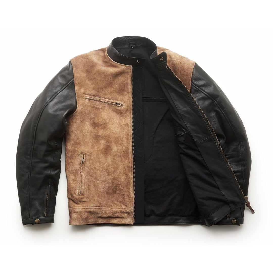 Fuel Lederjacke Sidewaze Black