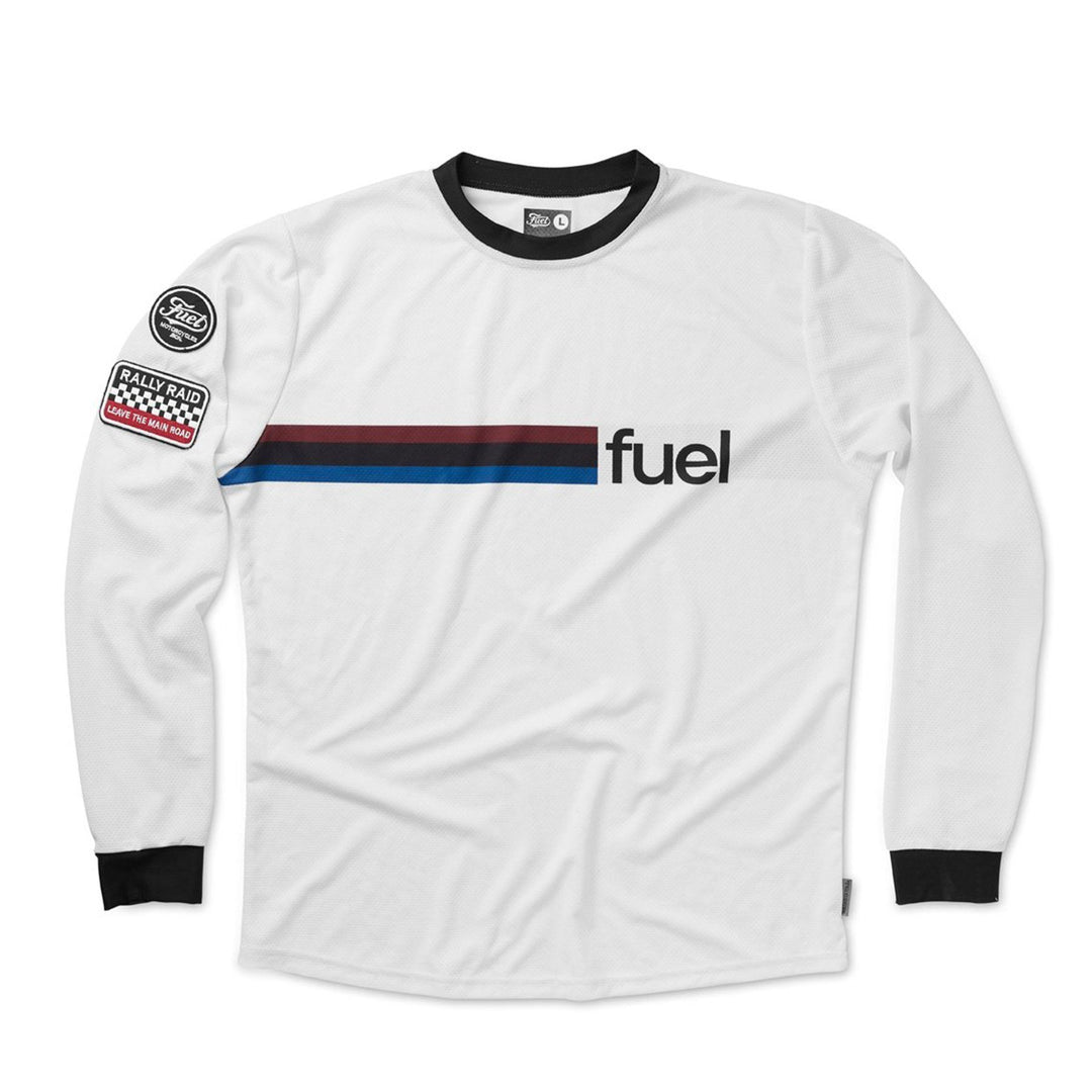 Fuel Longsleeve Rally Raid Jersey White