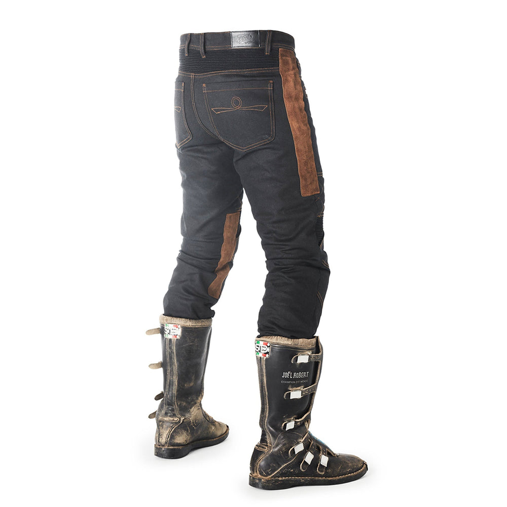 Fuel Motorradhose Sergeant 2.0 Waxed Denim