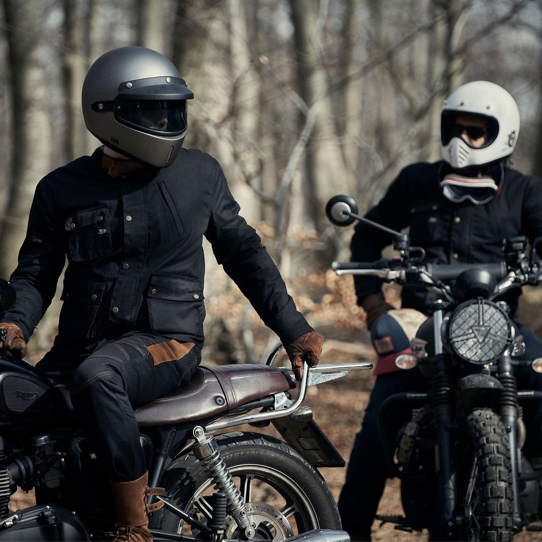 Veste Moto Fuel Division 2.0 Noir – Bad and Bold - Biker's finest