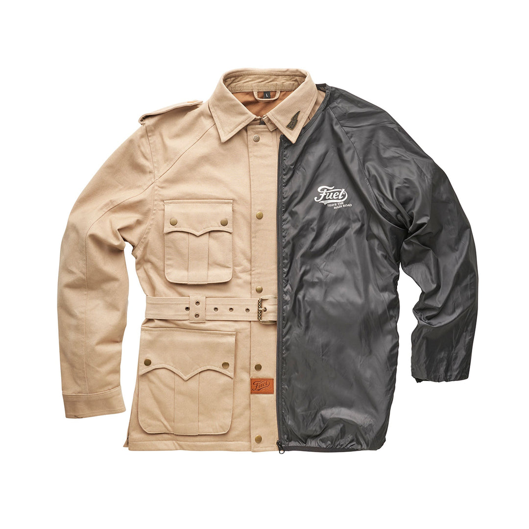 Fuel Motorradjacke Safari Jacket Sand