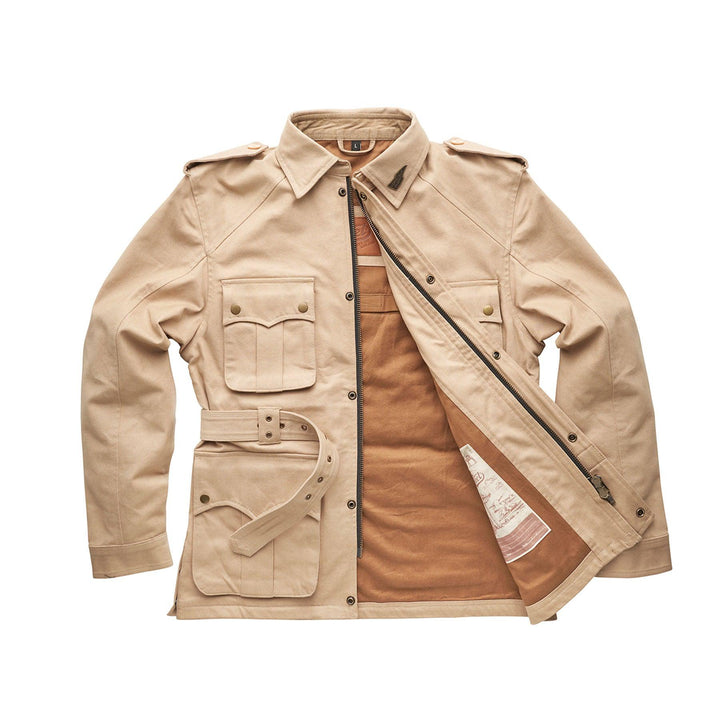 Fuel Motorradjacke Safari Jacket Sand