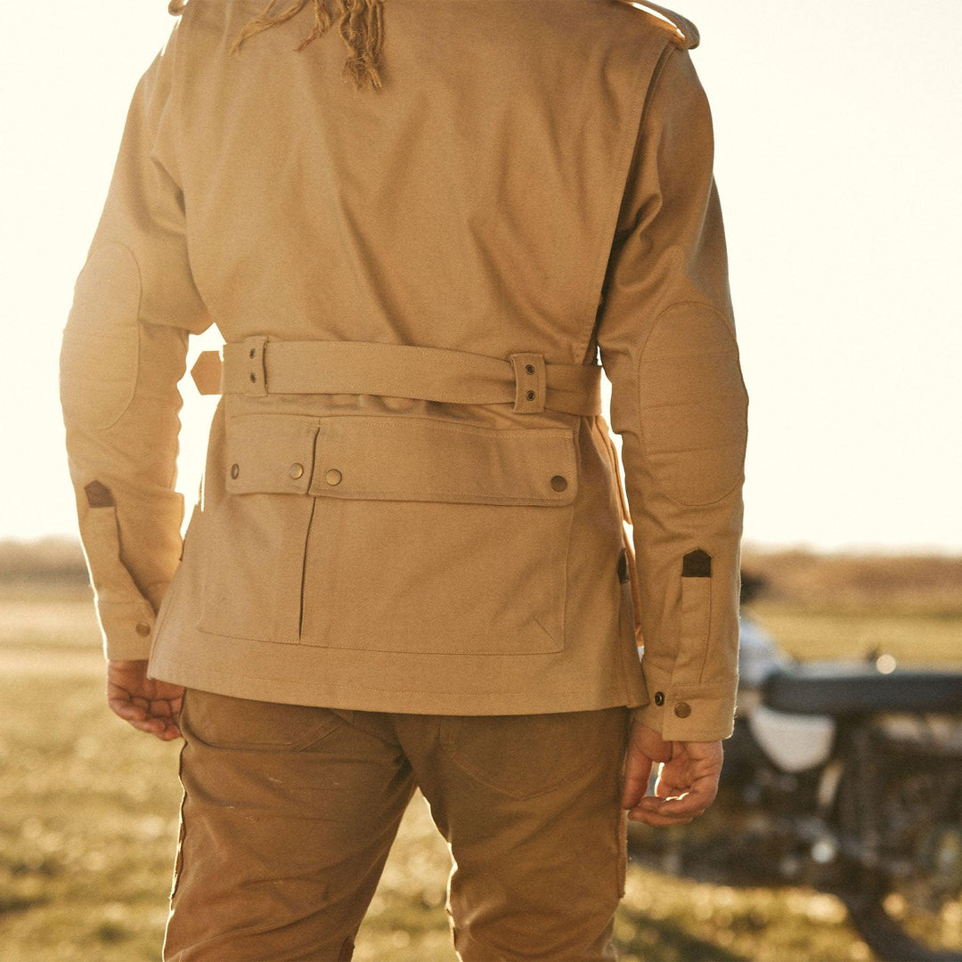 Fuel Motorradjacke Safari Jacket Sand