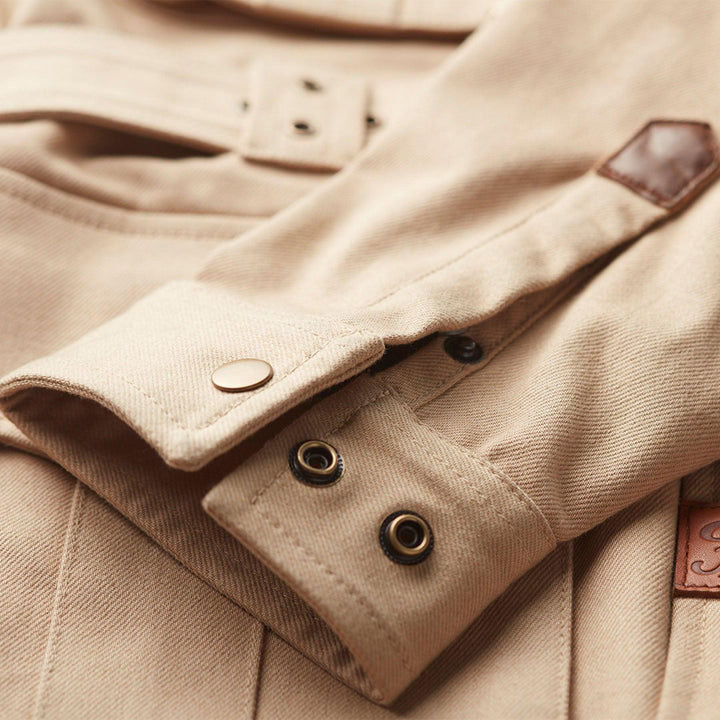 Fuel Motorradjacke Safari Jacket Sand