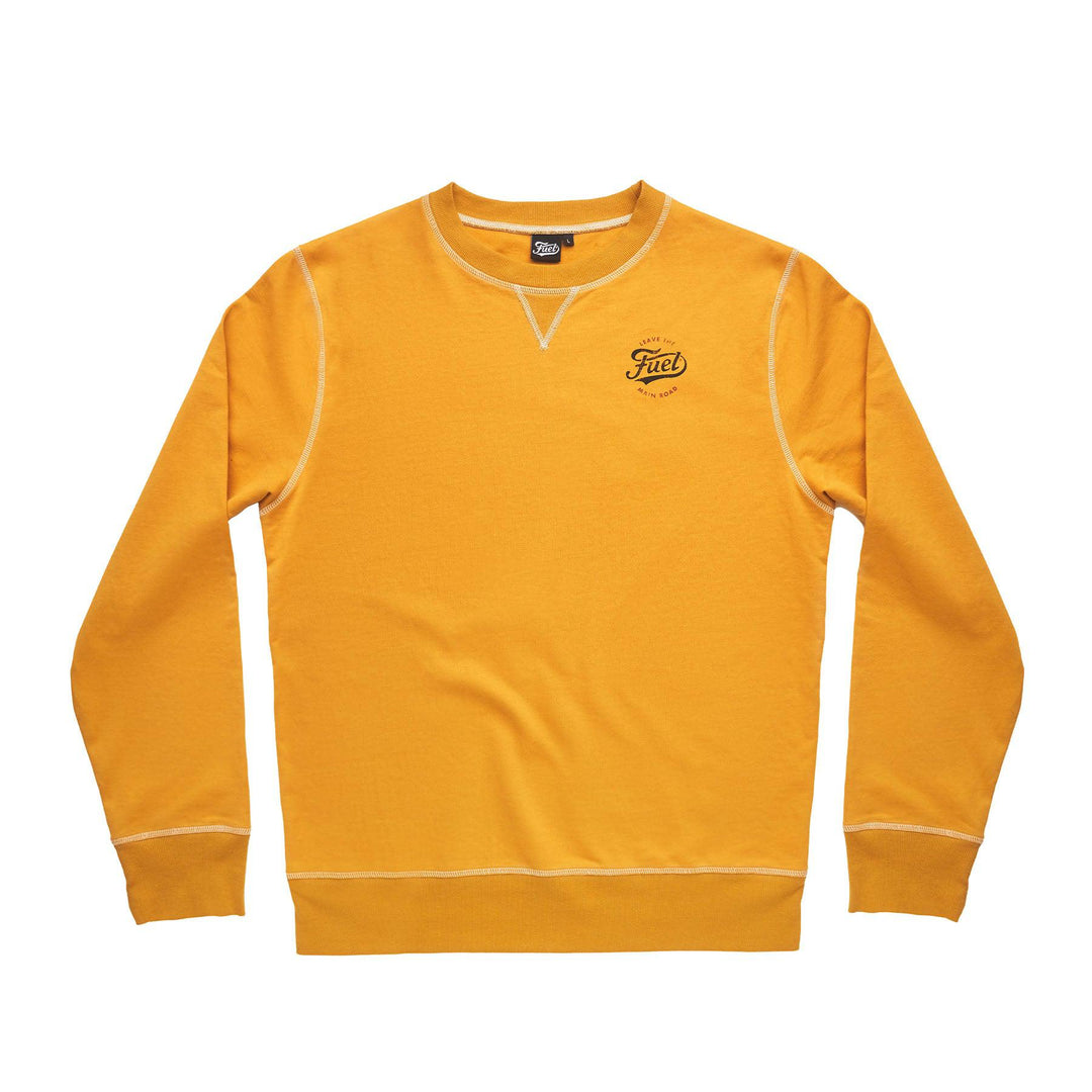 Fuel Pullover Crew Mustard