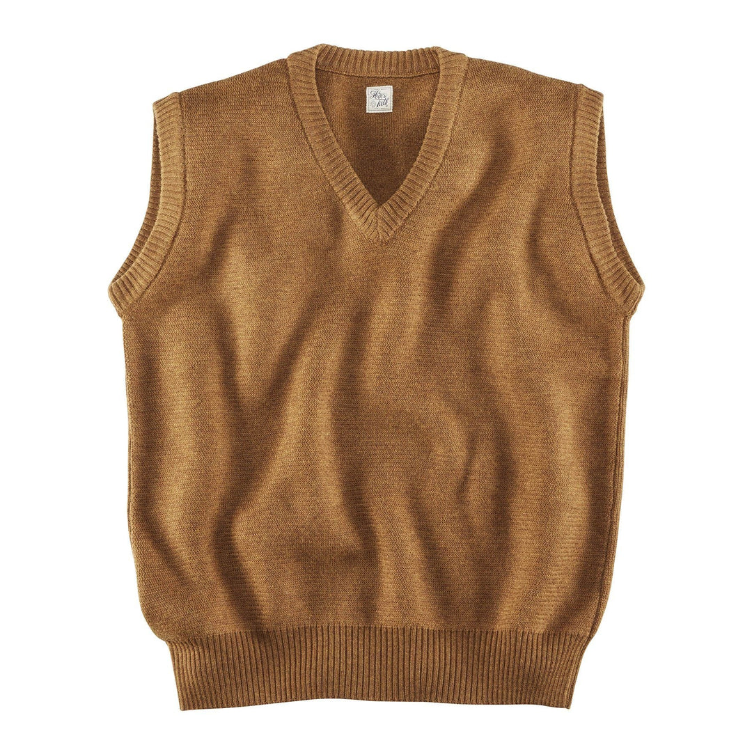 Hen's Teeth Pullunder Knitwear Vest Mustard