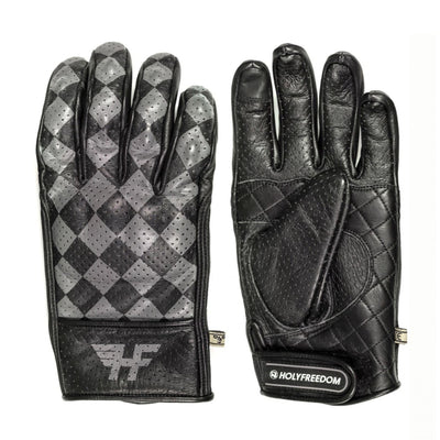 Holy Freedom Bullit Grey CE Motorrad-Handschuhe
