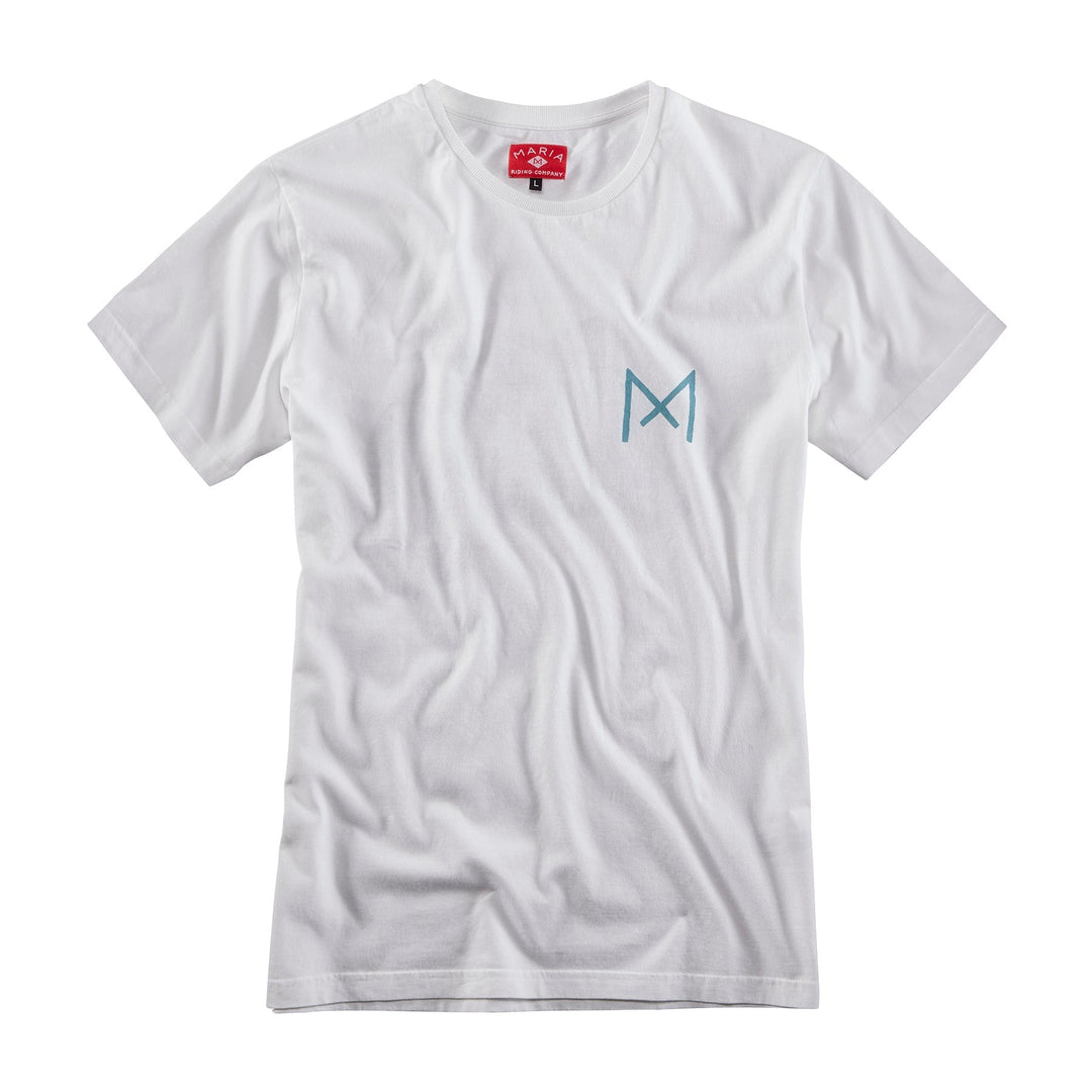 Maria Riding Company T-Shirt Big Twin White