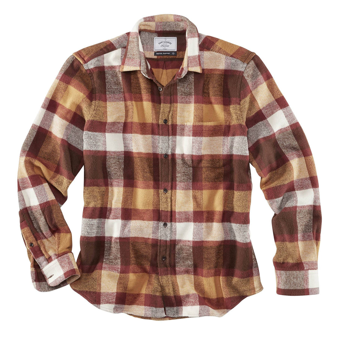 Portuguese Flannel Hemd Teracota Check