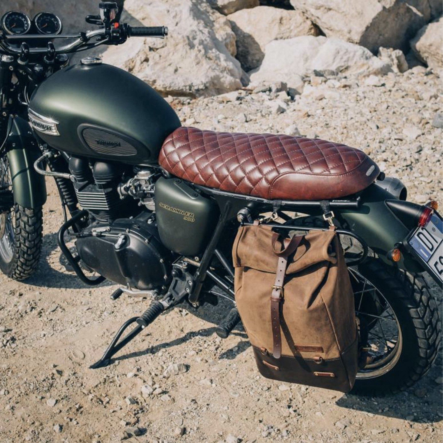 Zaino Pannier Trip Machine Marrone – Bad and Bold - Biker's finest